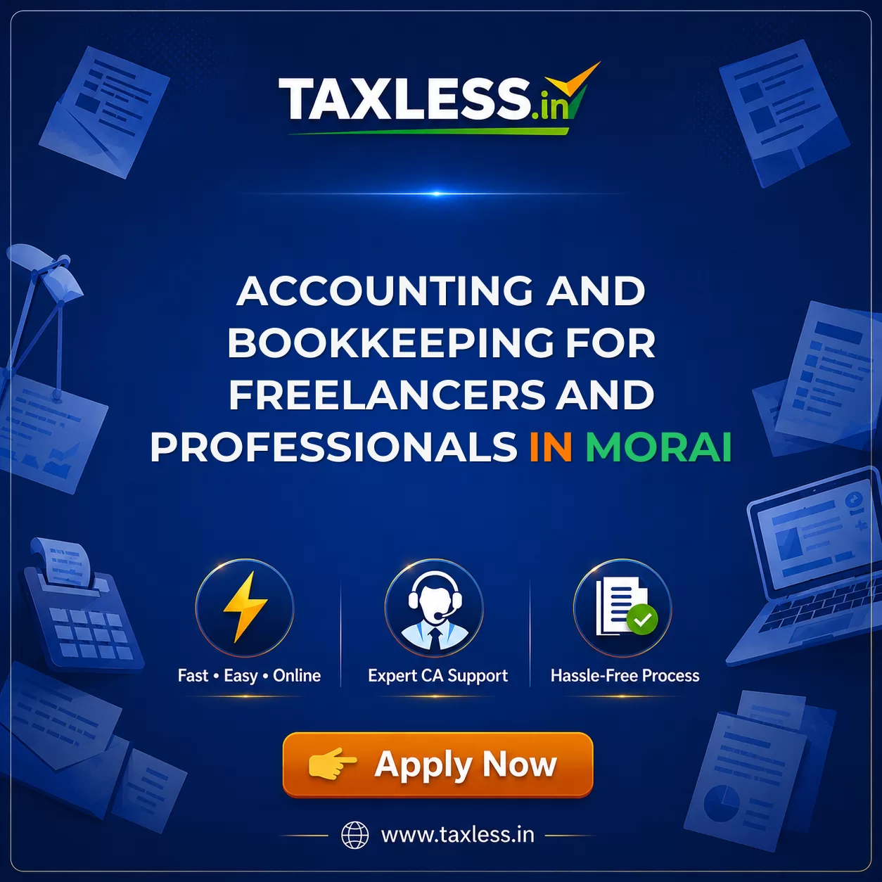 Accounting and Bookkeeping for Freelancers and Professionals in Morai