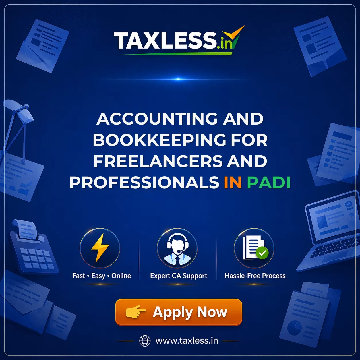 Accounting and Bookkeeping for Freelancers and Professionals in Padi