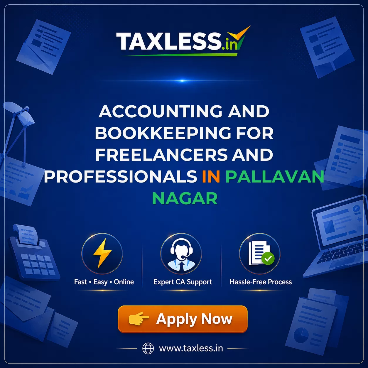 Accounting and Bookkeeping for Freelancers and Professionals in Pallavan Nagar
