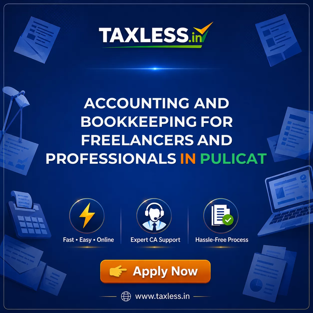 Accounting and Bookkeeping for Freelancers and Professionals in Pulicat