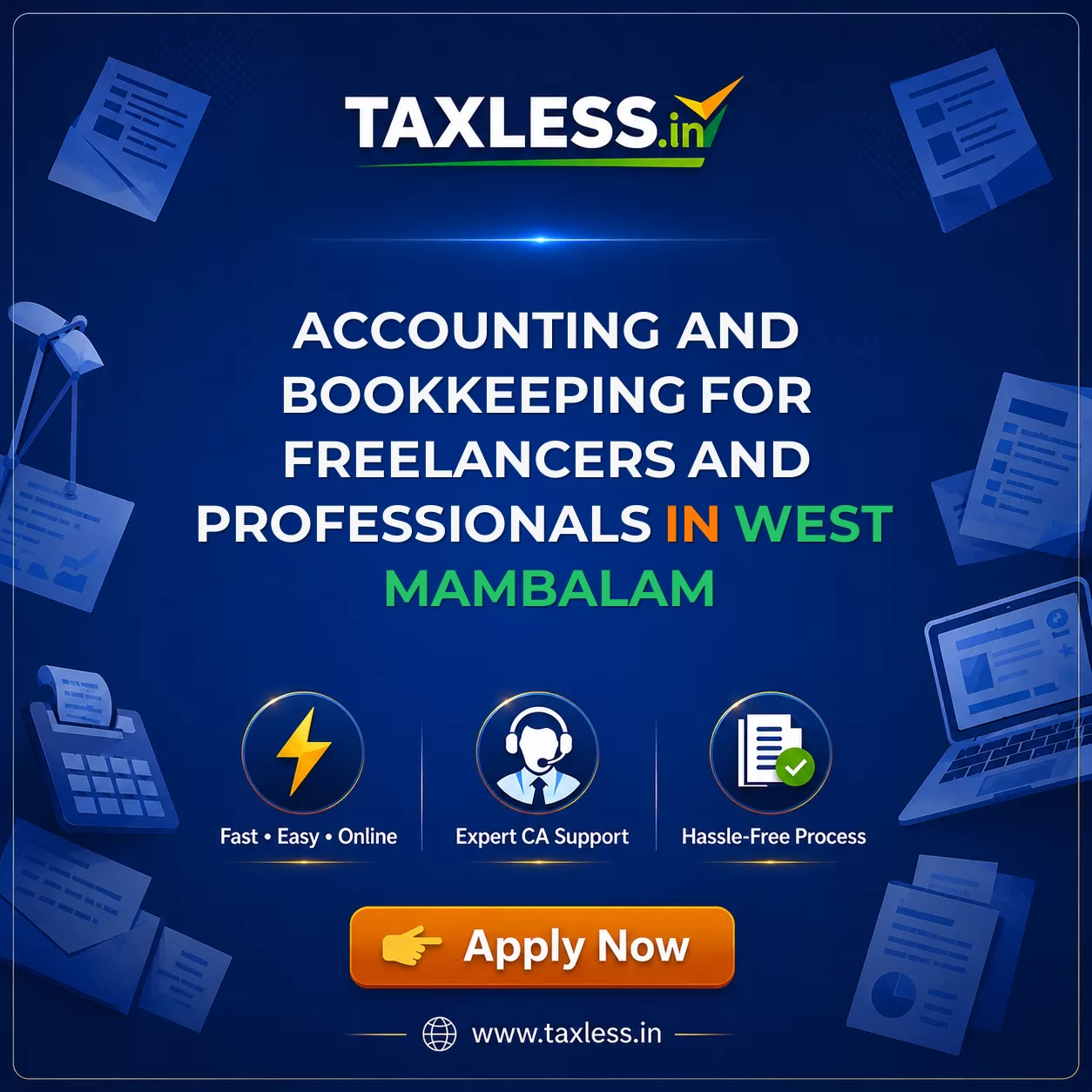Accounting and Bookkeeping for Freelancers and Professionals in West Mambalam