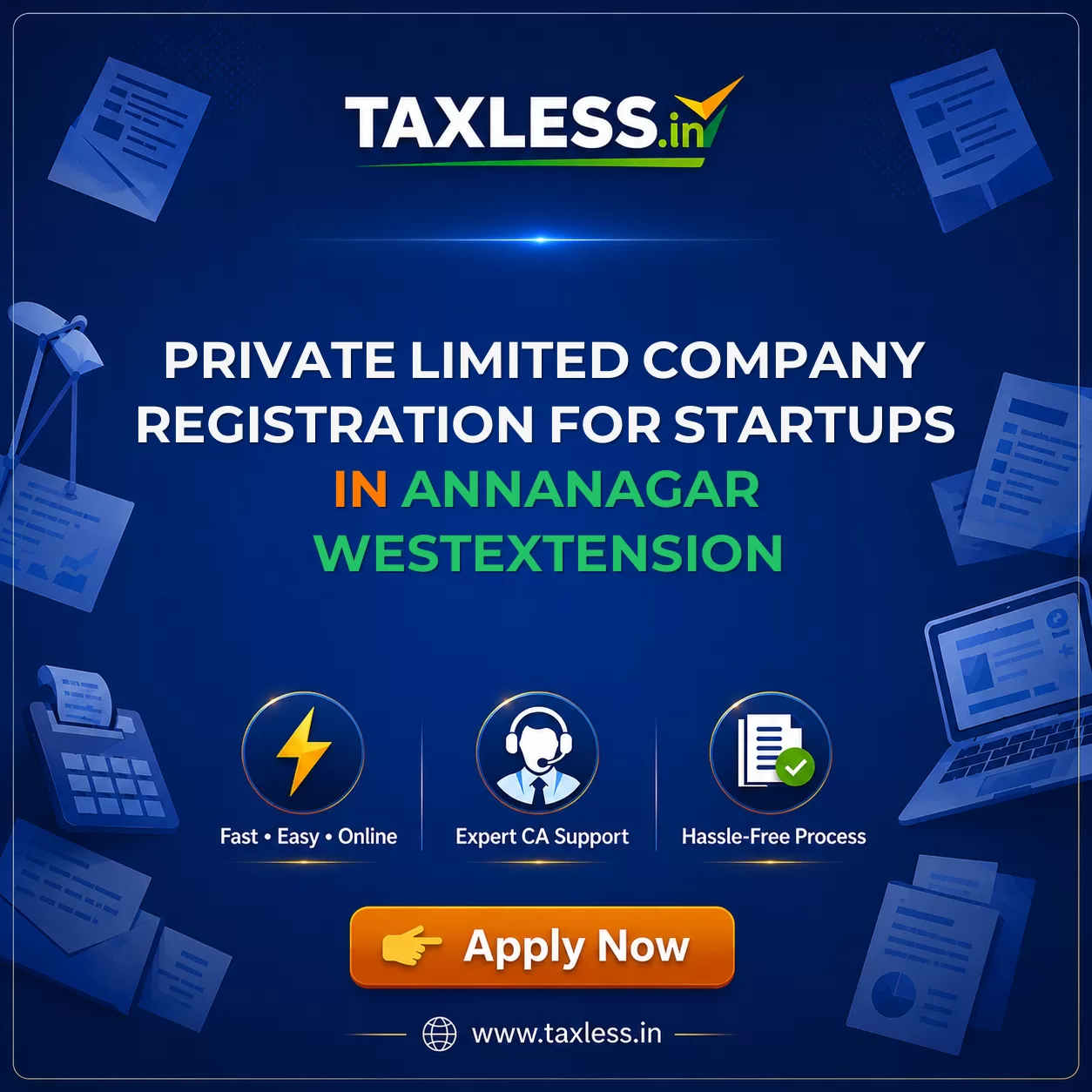 Private Limited Company Registration for Startups in Annanagar Westextension