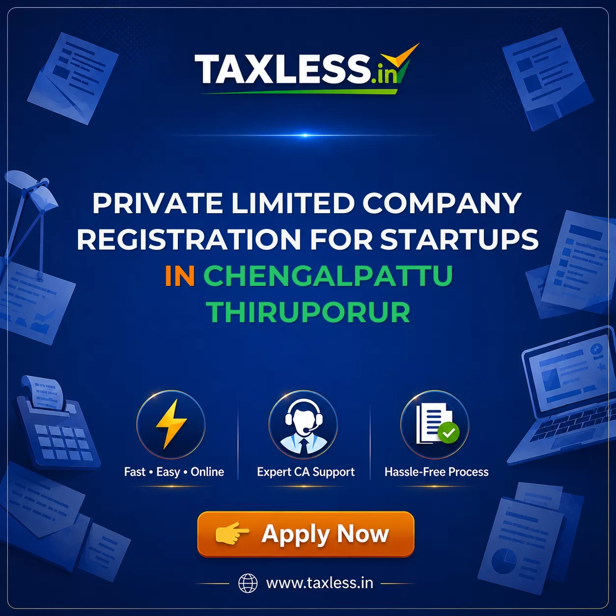Private Limited Company Registration for Startups in Chengalpattu Thiruporur