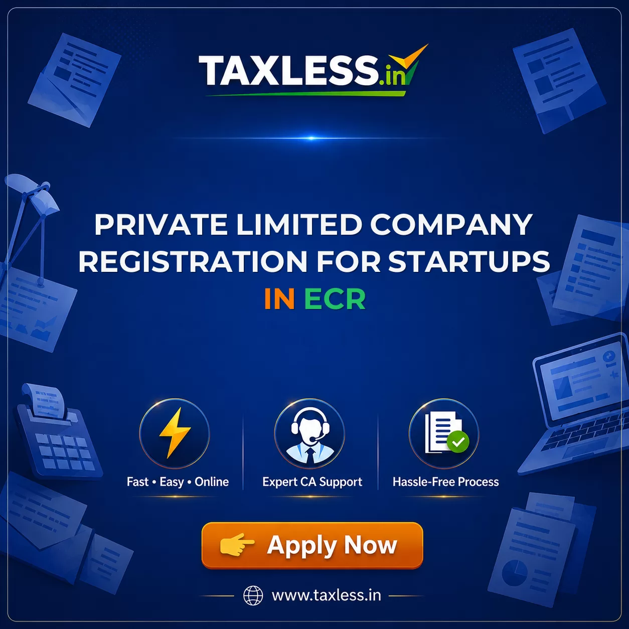 Private Limited Company Registration for Startups in Ecr