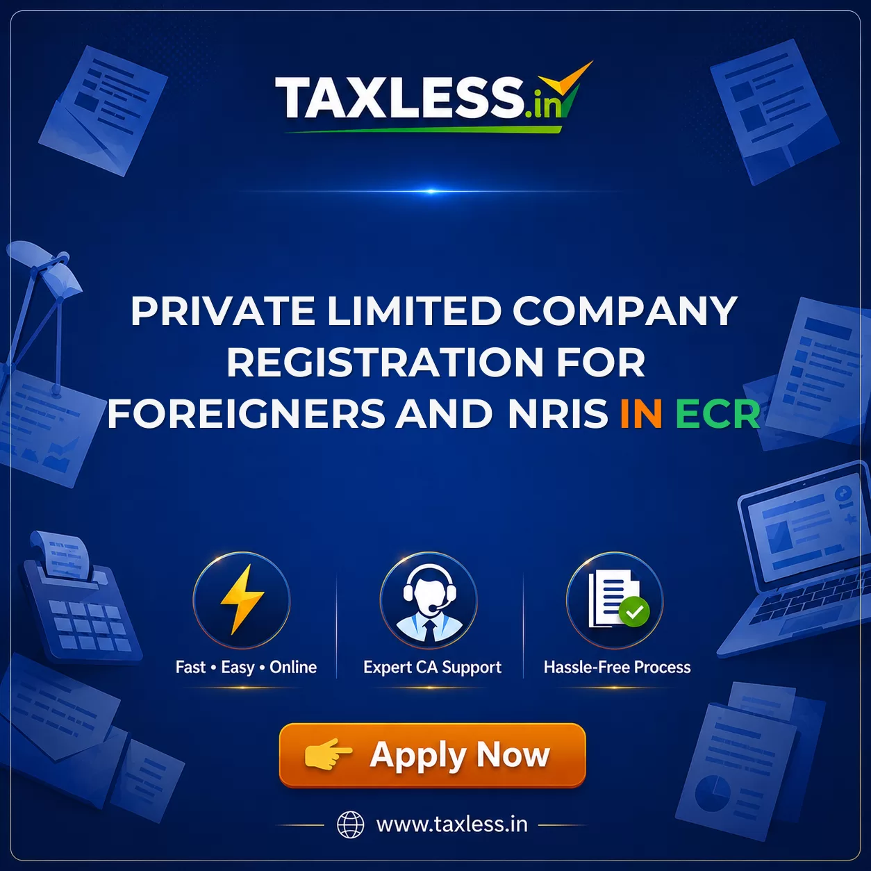 Private Limited Company Registration for Foreigners and NRIs in Ecr