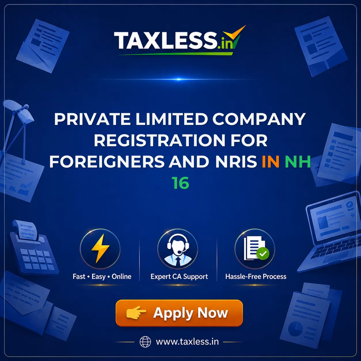 Private Limited Company Registration for Foreigners and NRIs in Nh 16