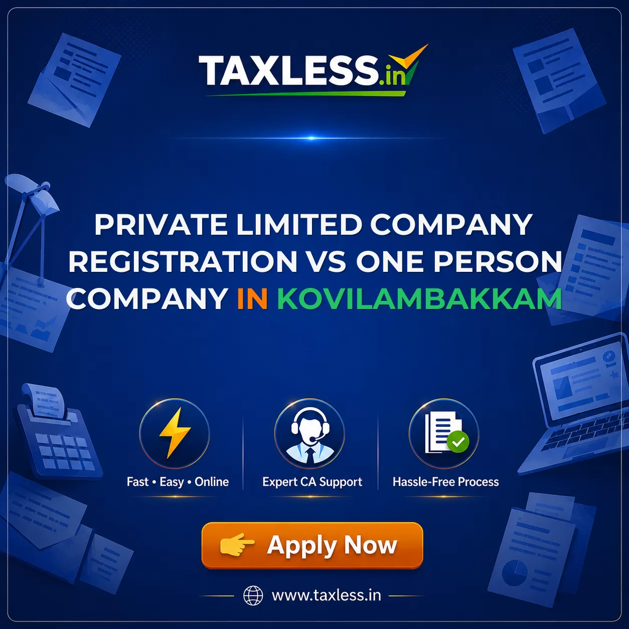 Private Limited Company Registration vs One Person Company in Kovilambakkam
