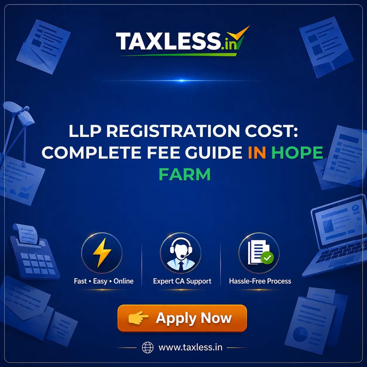 LLP Registration Cost: Complete Fee Guide in Hope Farm