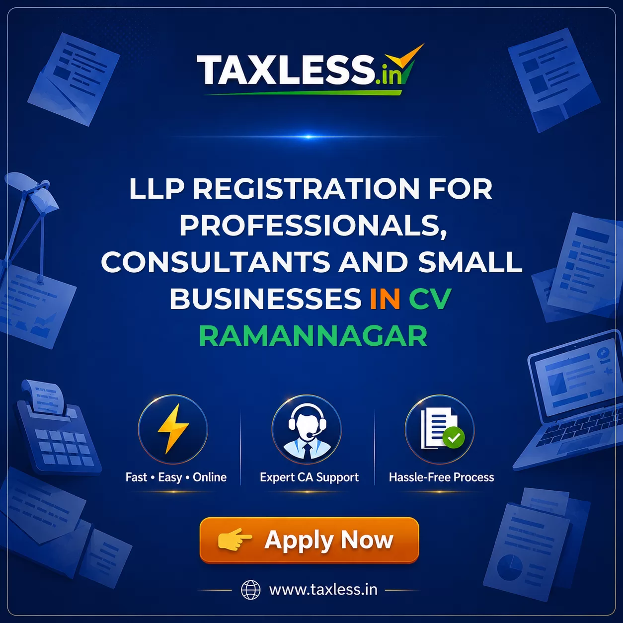 LLP Registration for Professionals, Consultants and Small Businesses in Cv Ramannagar