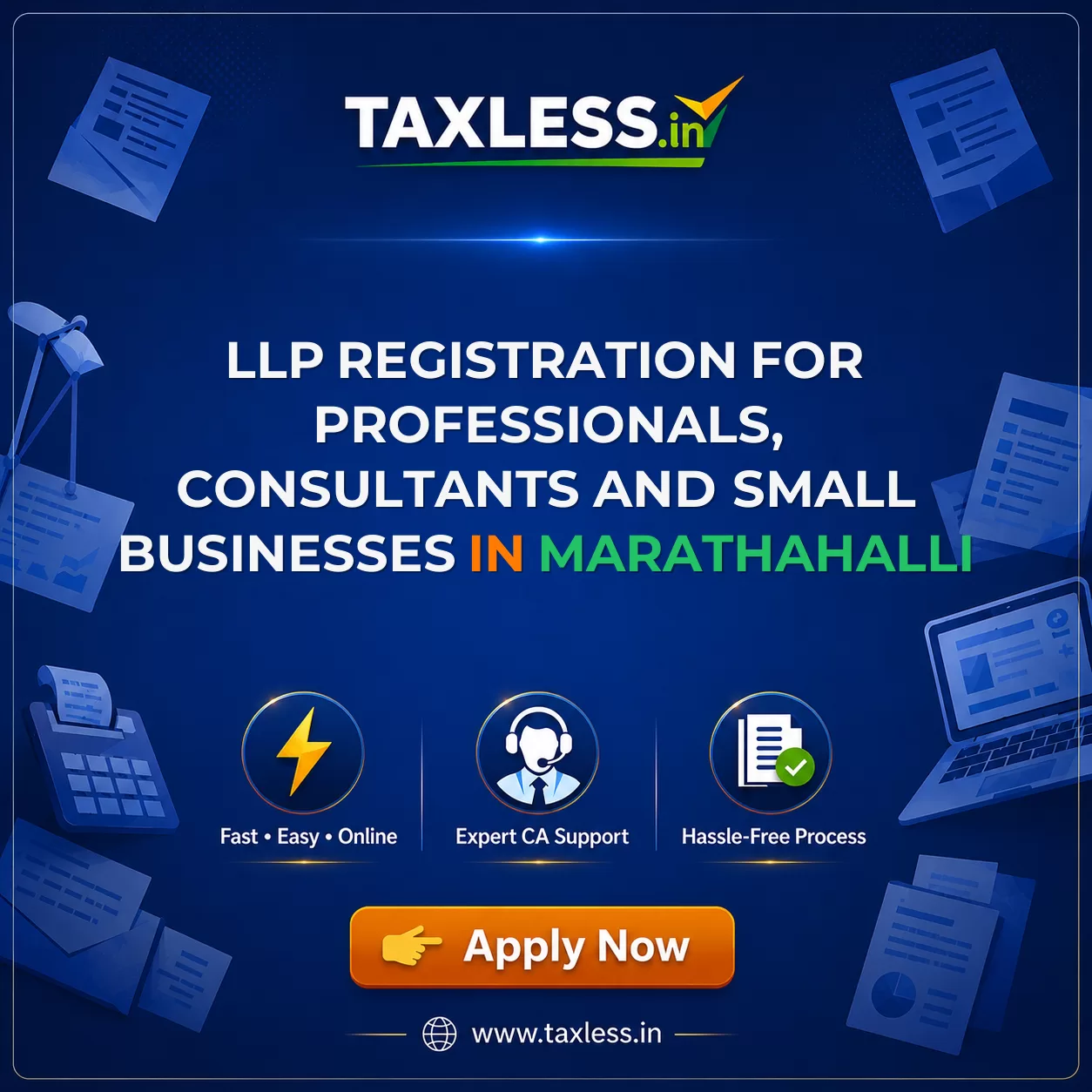 LLP Registration for Professionals, Consultants and Small Businesses in Marathahalli