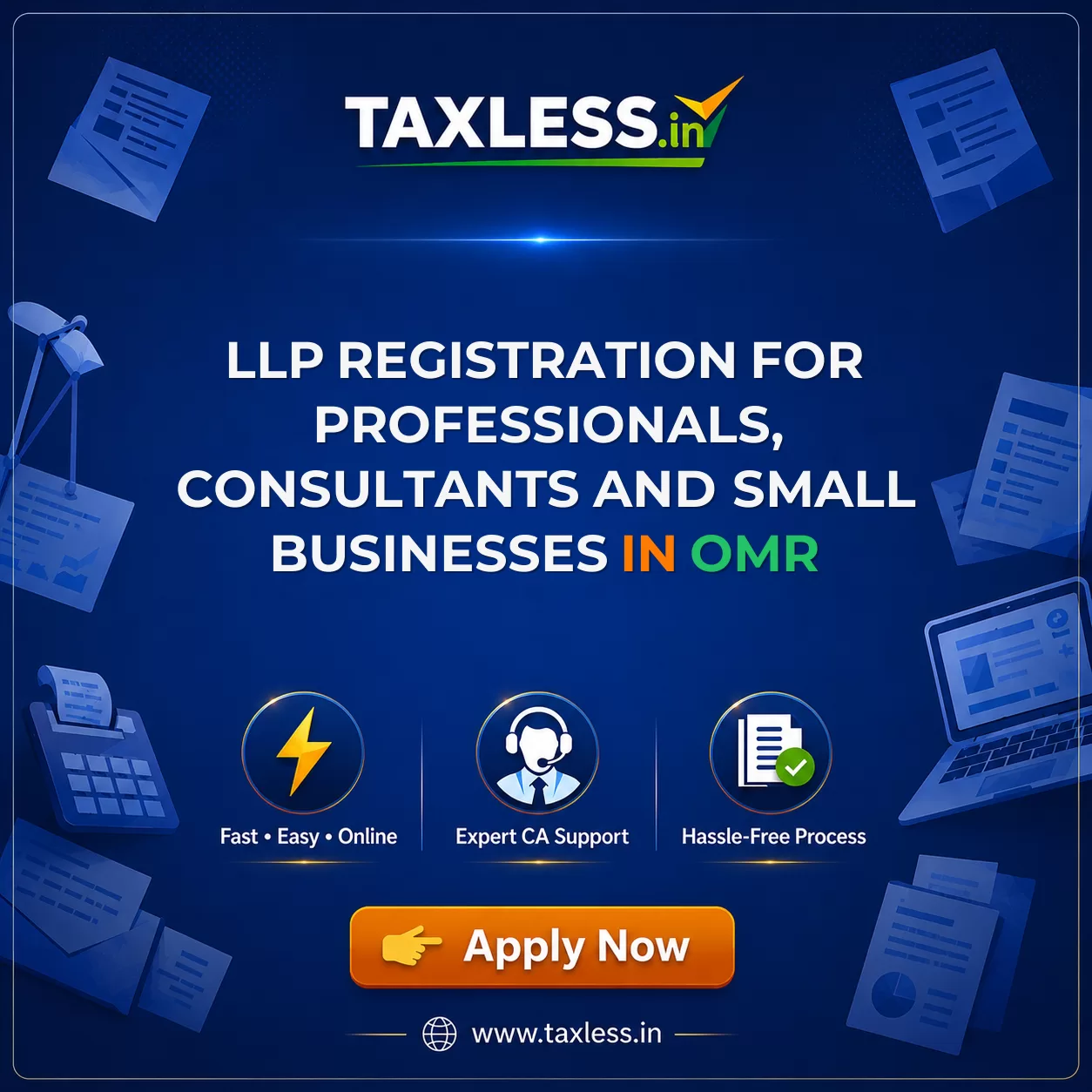 LLP Registration for Professionals, Consultants and Small Businesses in Omr