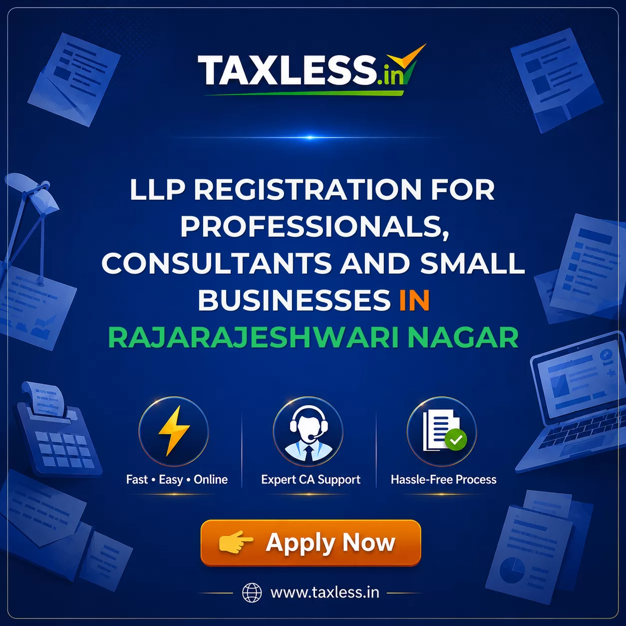 LLP Registration for Professionals, Consultants and Small Businesses in Rajarajeshwari Nagar