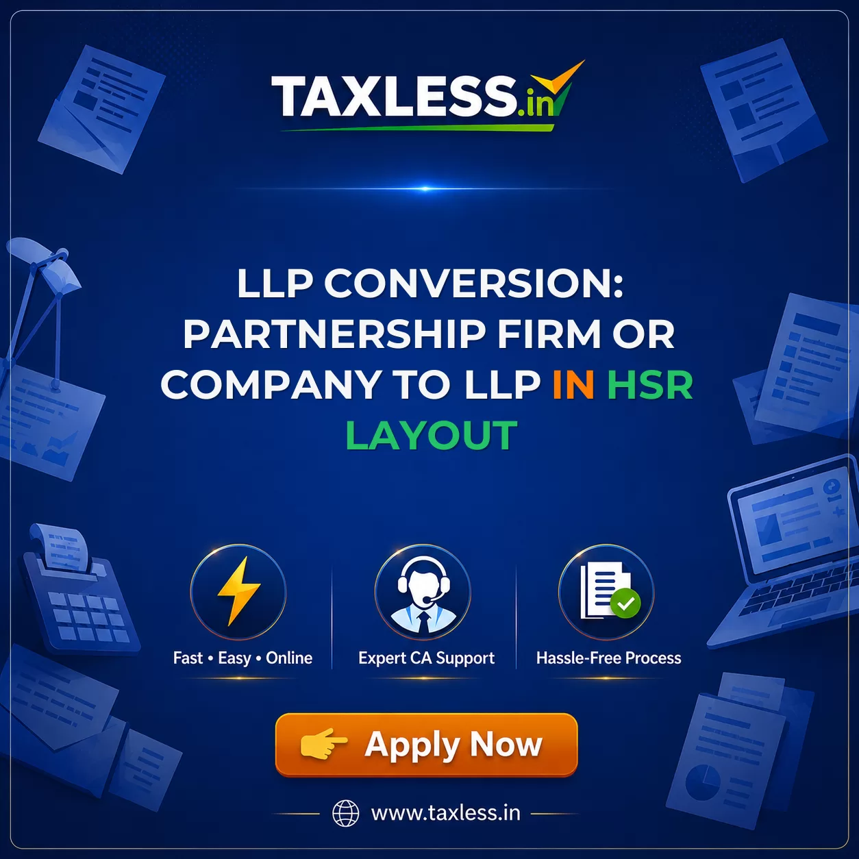LLP Conversion: Partnership Firm or Company to LLP in Hsr Layout