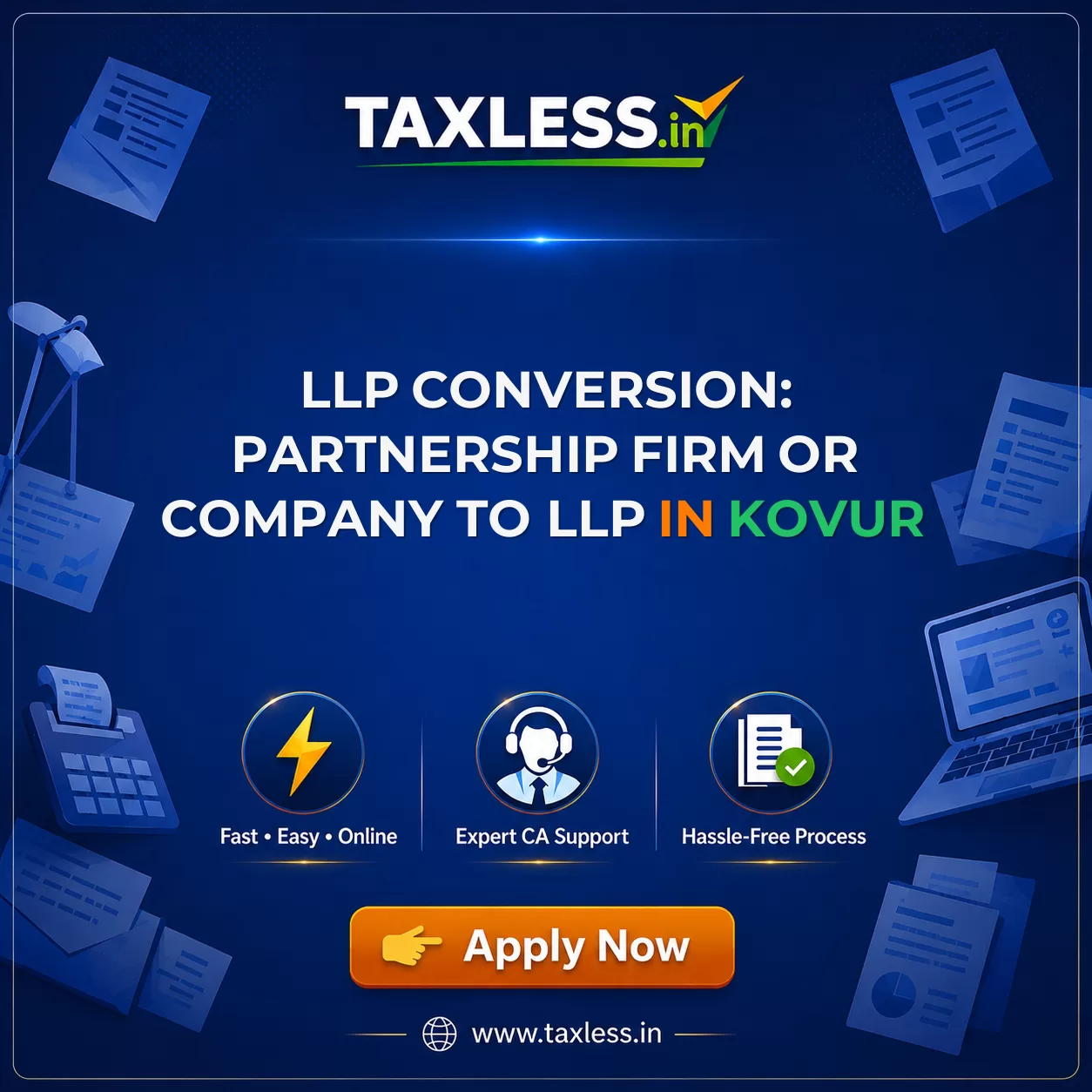LLP Conversion: Partnership Firm or Company to LLP in Kovur