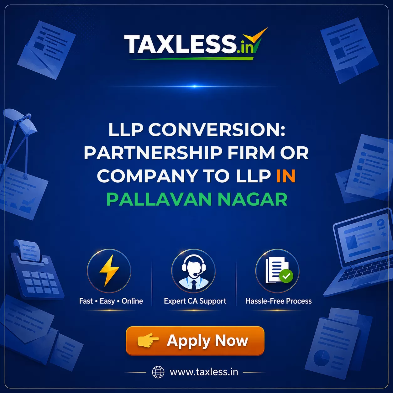 LLP Conversion: Partnership Firm or Company to LLP in Pallavan Nagar