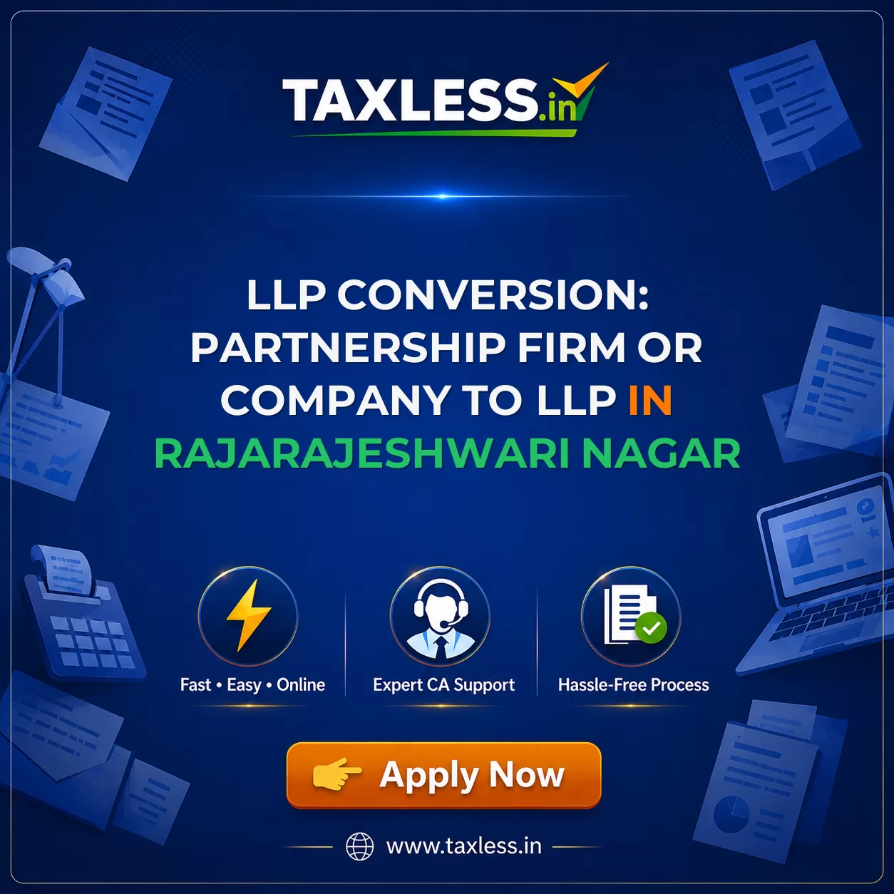 LLP Conversion: Partnership Firm or Company to LLP in Rajarajeshwari Nagar
