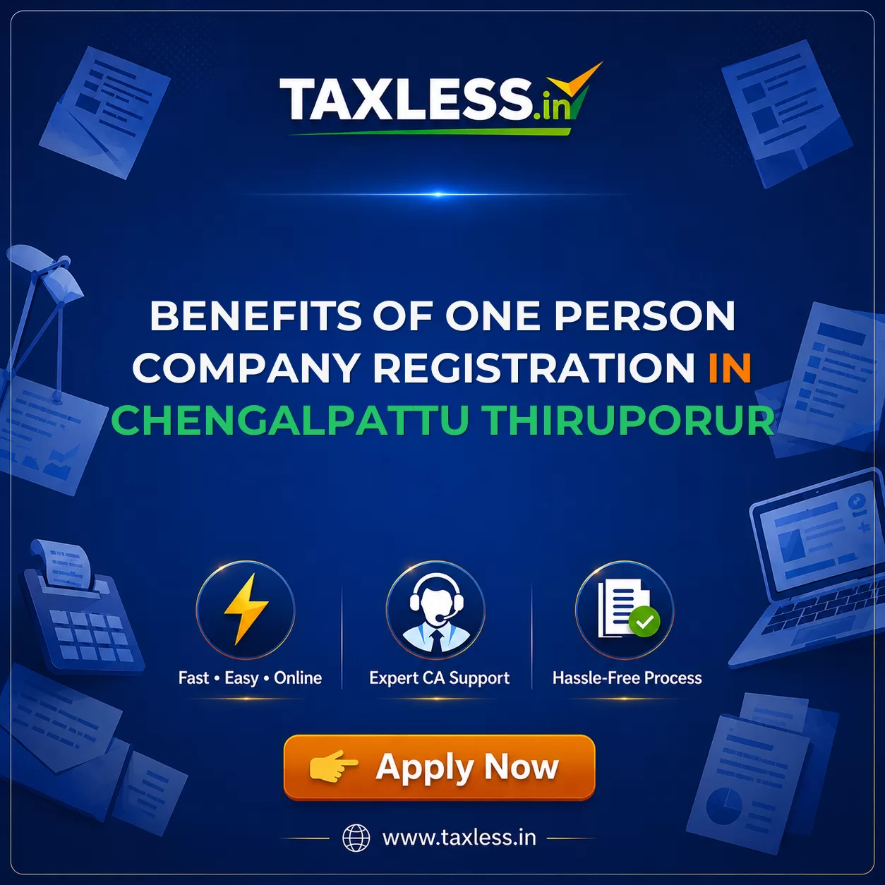 Benefits of One Person Company Registration in Chengalpattu Thiruporur