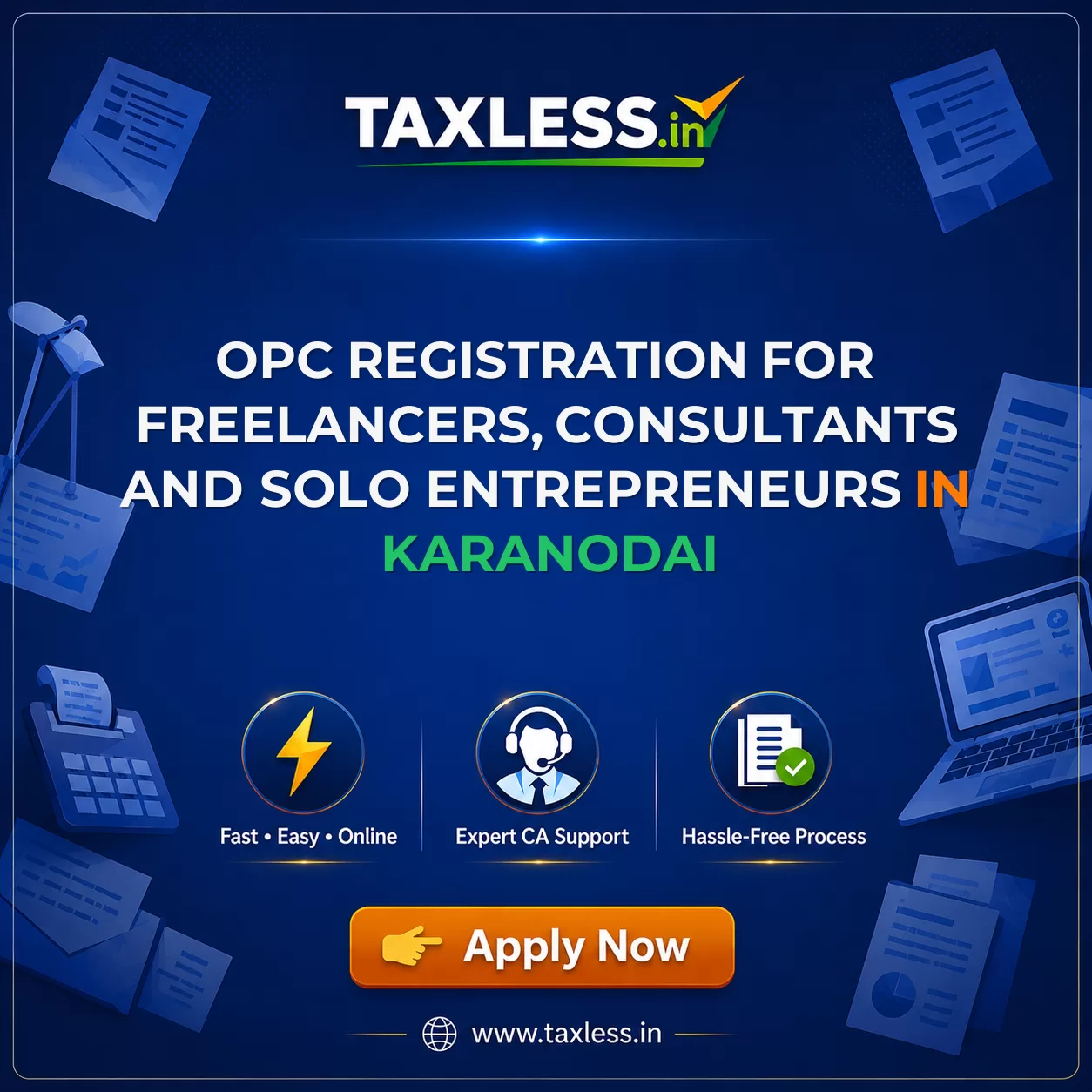 OPC Registration for Freelancers, Consultants and Solo Entrepreneurs in Karanodai