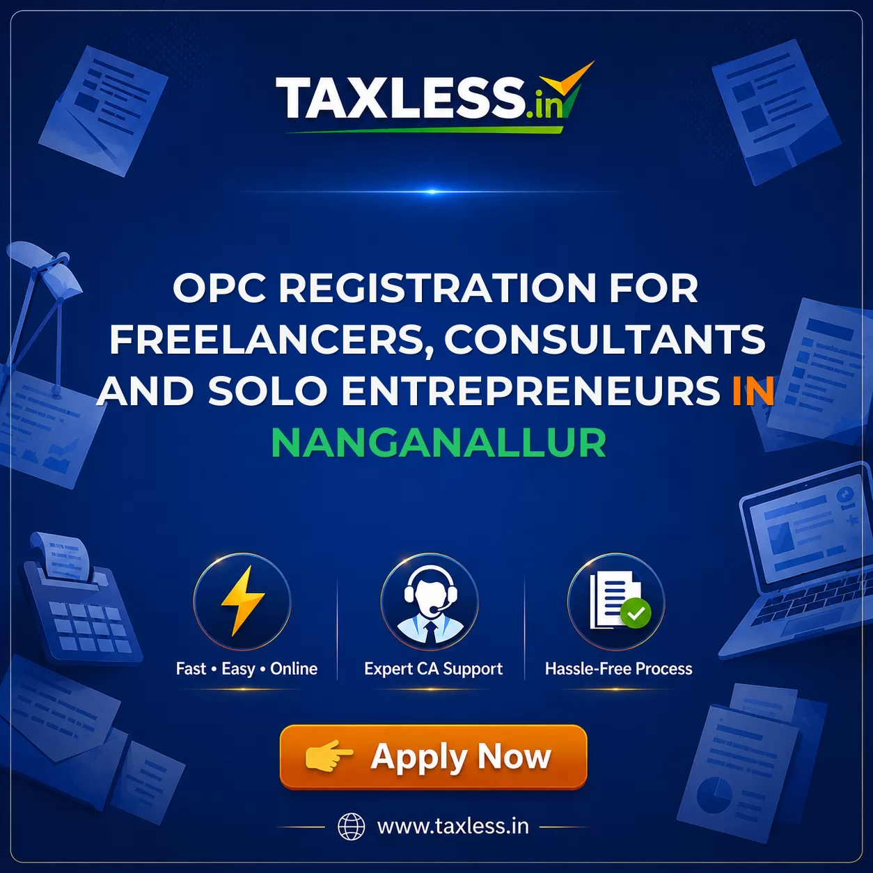 OPC Registration for Freelancers, Consultants and Solo Entrepreneurs in Nanganallur