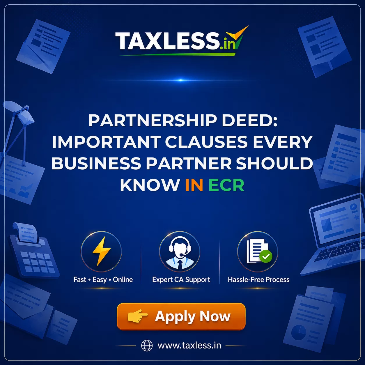 Partnership Deed: Important Clauses Every Business Partner Should Know in Ecr