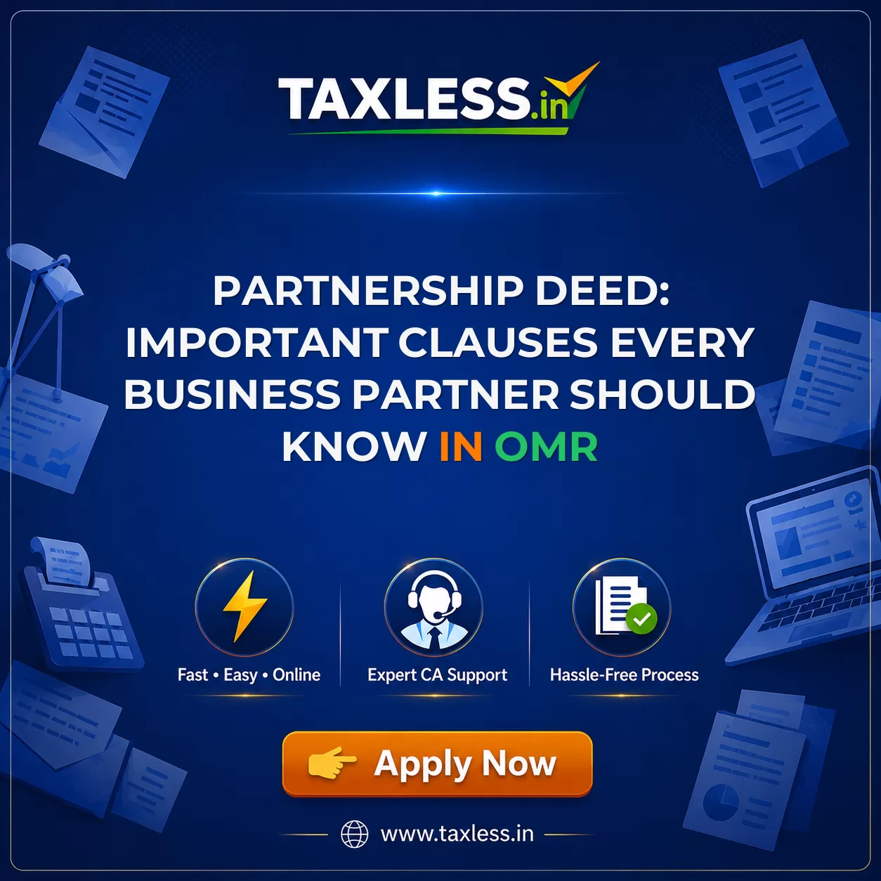 Partnership Deed: Important Clauses Every Business Partner Should Know in Omr