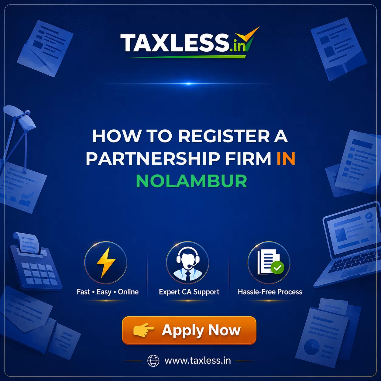How to Register a Partnership Firm in Nolambur