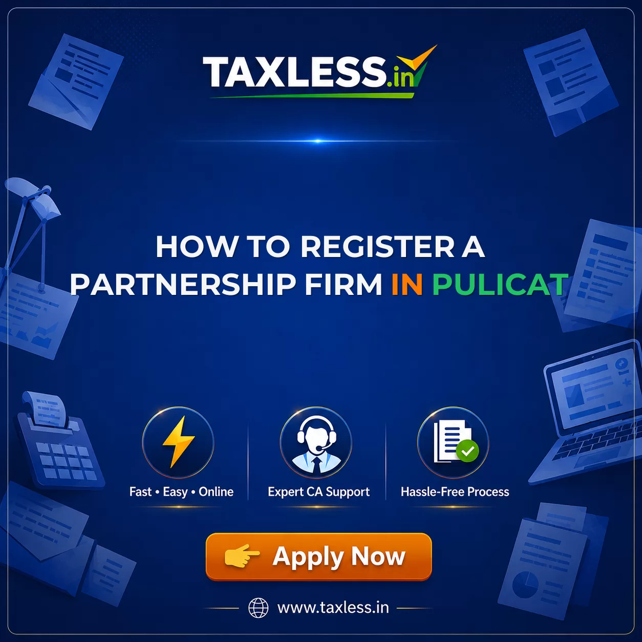 How to Register a Partnership Firm in Pulicat