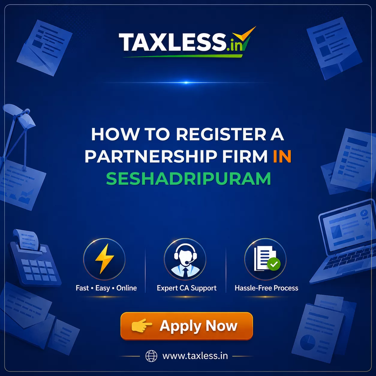 How to Register a Partnership Firm in Seshadripuram