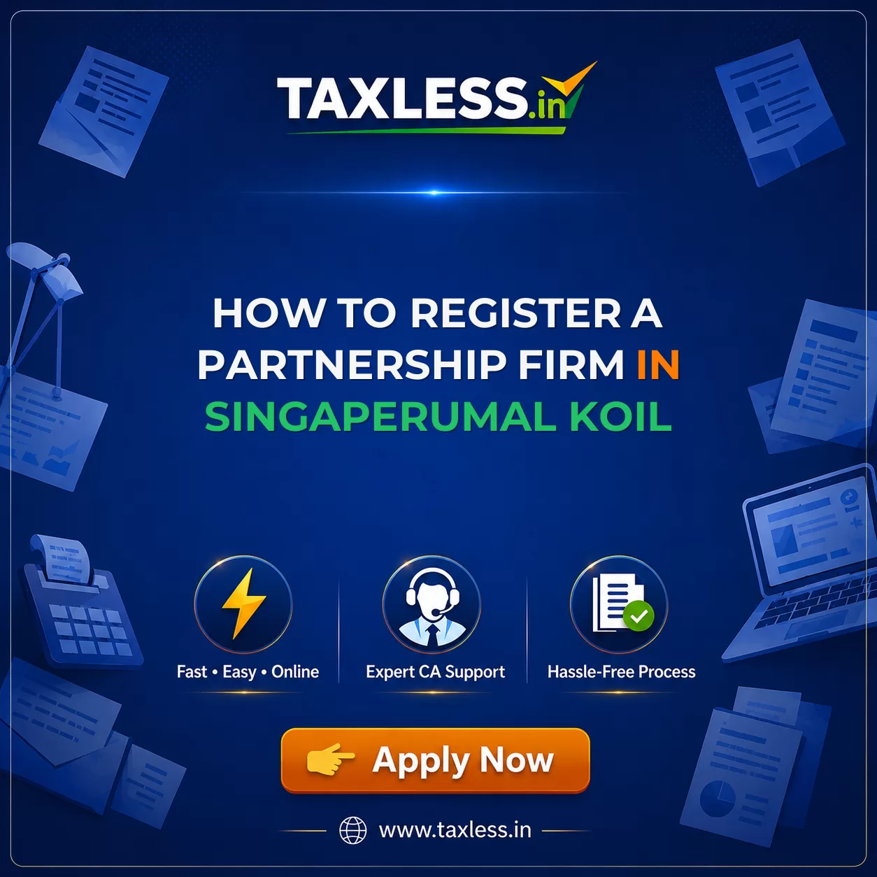 How to Register a Partnership Firm in Singaperumal Koil