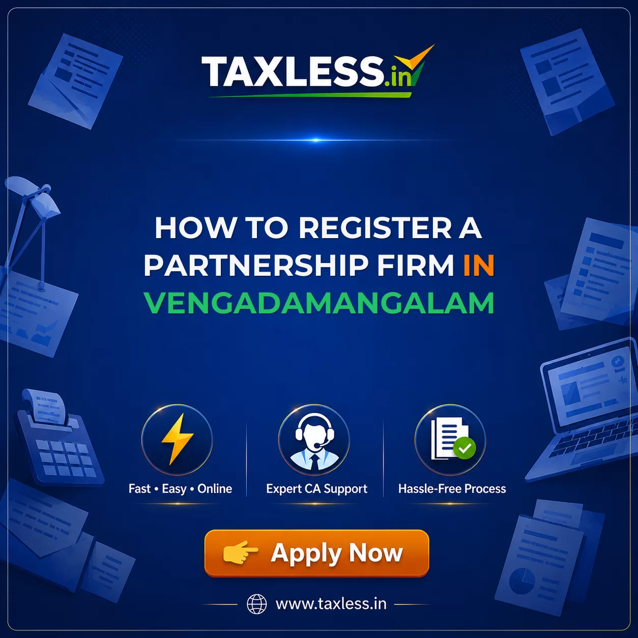 How to Register a Partnership Firm in Vengadamangalam