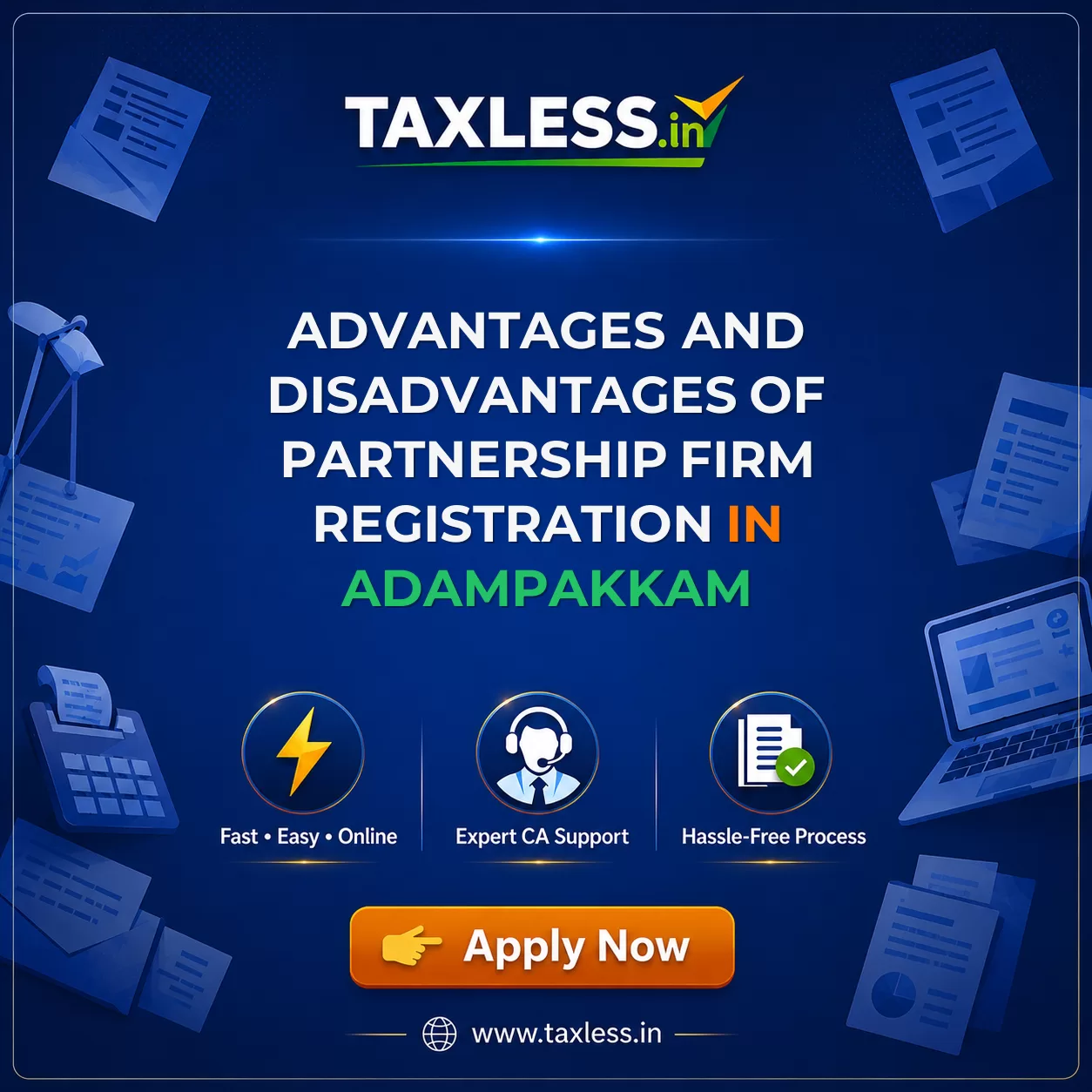 Advantages and Disadvantages of Partnership Firm Registration in Adampakkam