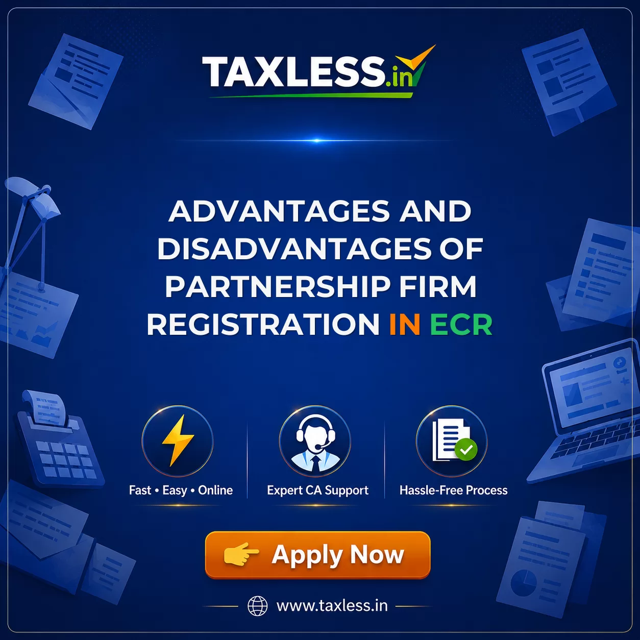 Advantages and Disadvantages of Partnership Firm Registration in Ecr