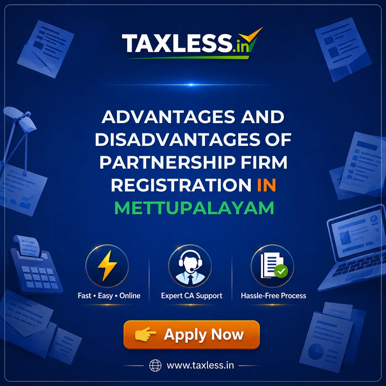 Advantages and Disadvantages of Partnership Firm Registration in Mettupalayam