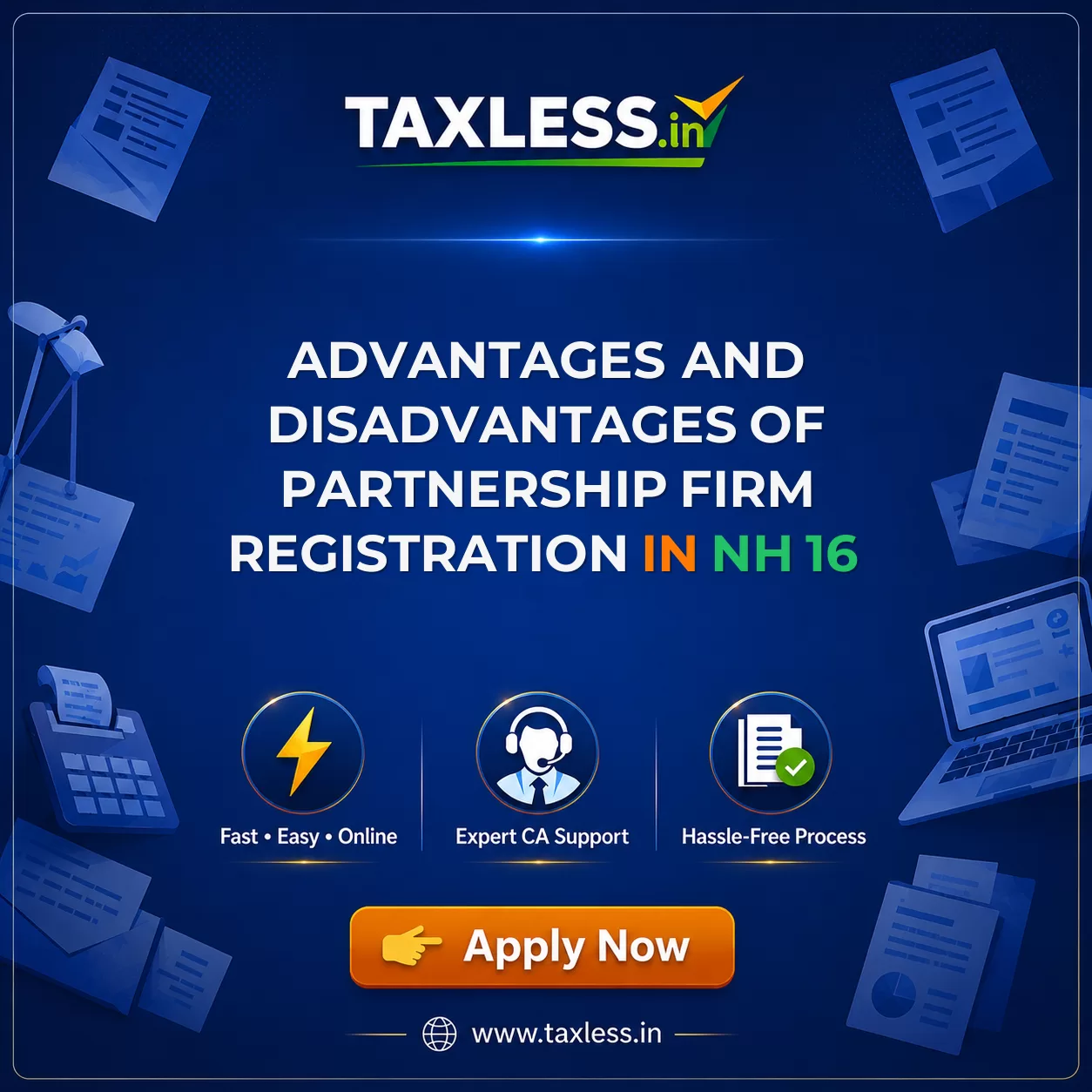 Advantages and Disadvantages of Partnership Firm Registration in Nh 16