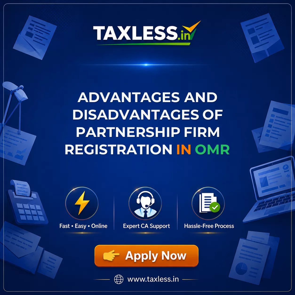 Advantages and Disadvantages of Partnership Firm Registration in Omr