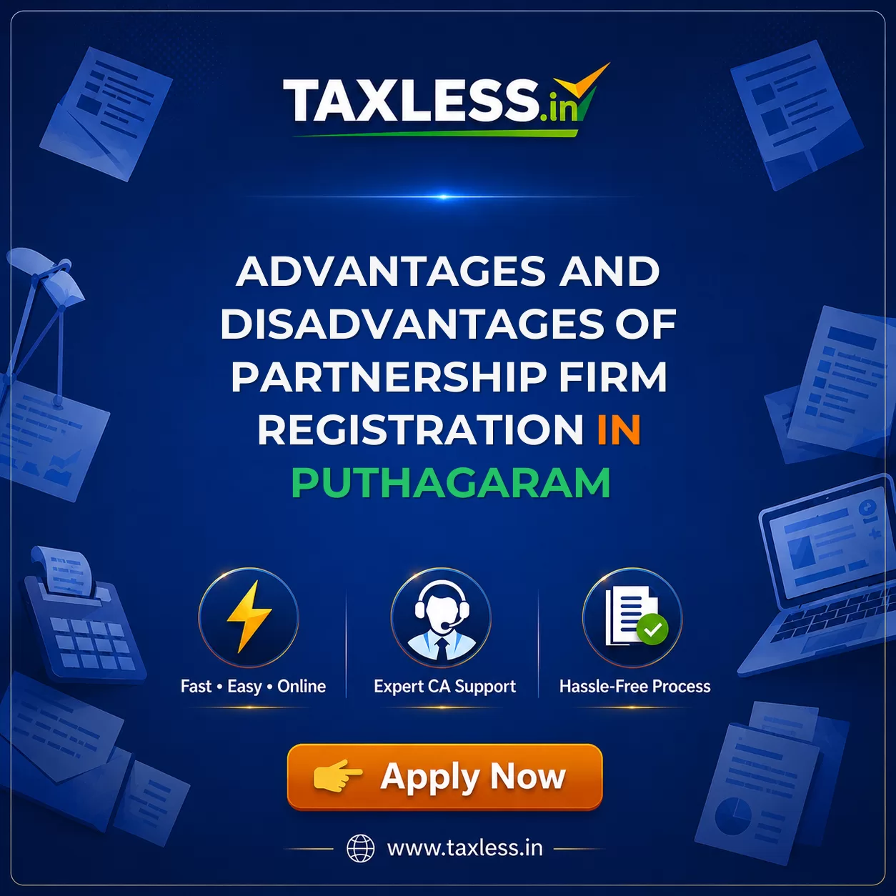 Advantages and Disadvantages of Partnership Firm Registration in Puthagaram
