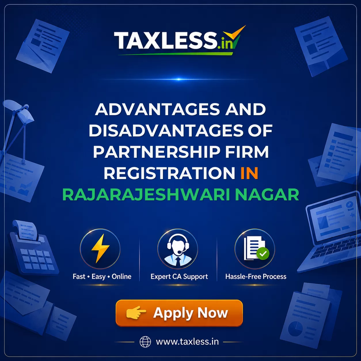 Advantages and Disadvantages of Partnership Firm Registration in Rajarajeshwari Nagar