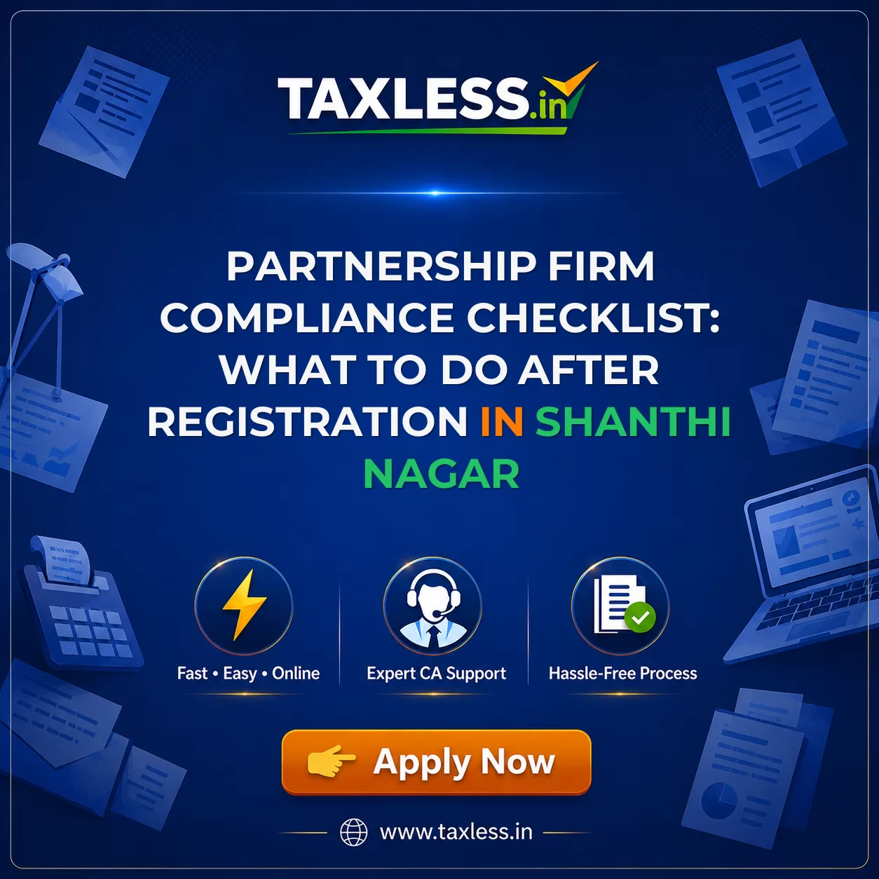 Partnership Firm Compliance Checklist: What to Do After Registration in Shanthi Nagar