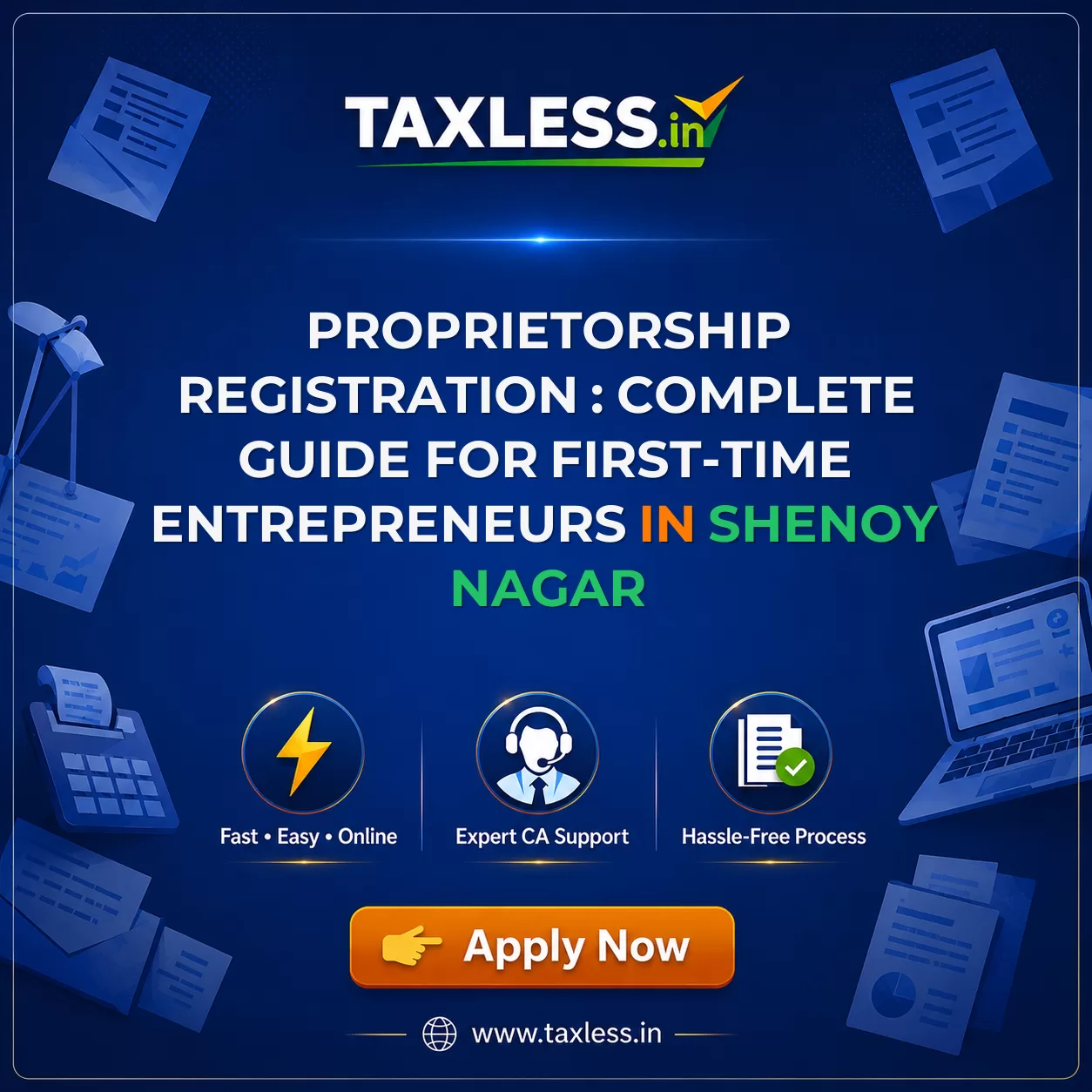 Proprietorship Registration : Complete Guide for First-Time Entrepreneurs in Shenoy Nagar