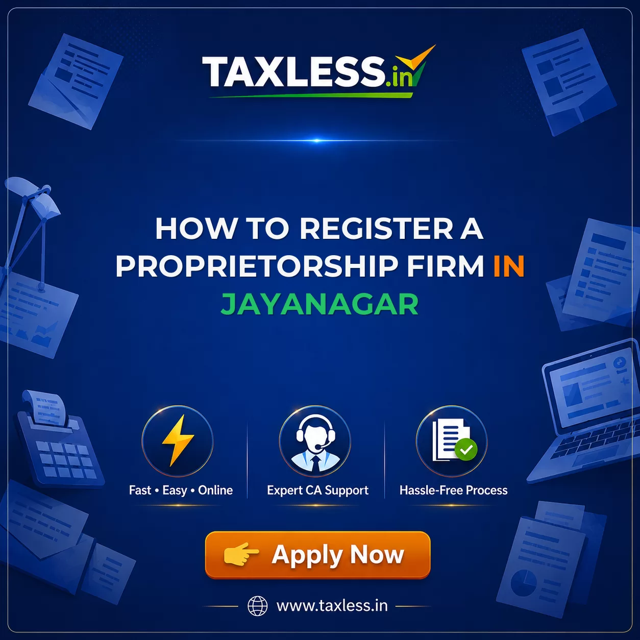 How to Register a Proprietorship Firm in Jayanagar