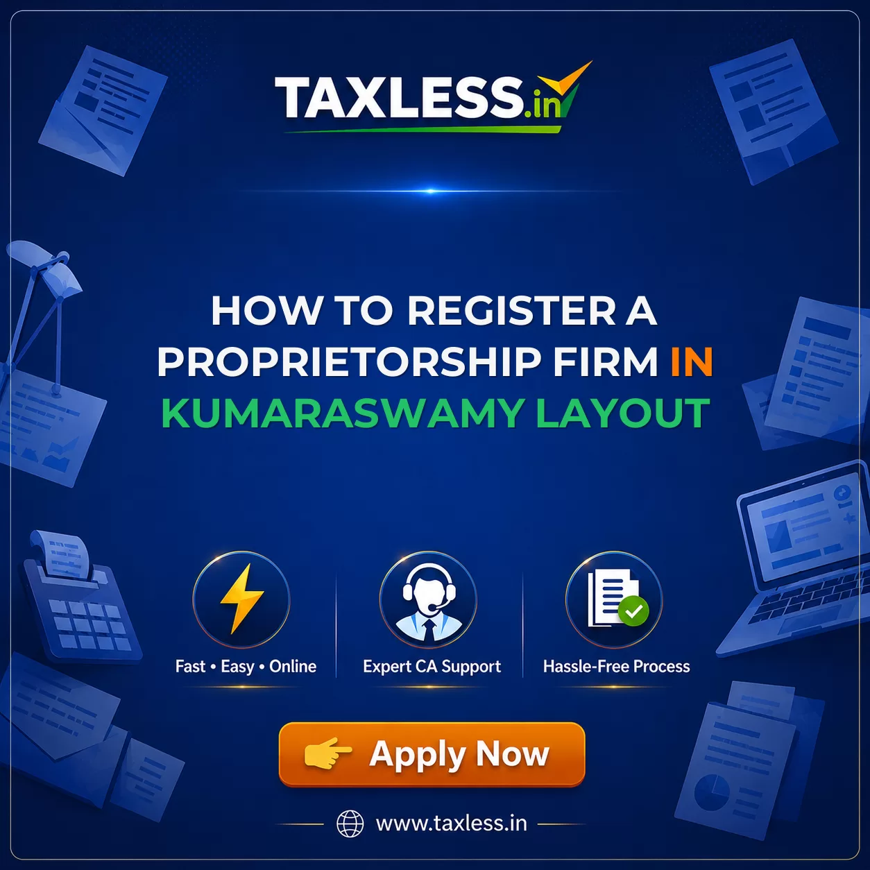 How to Register a Proprietorship Firm in Kumaraswamy Layout