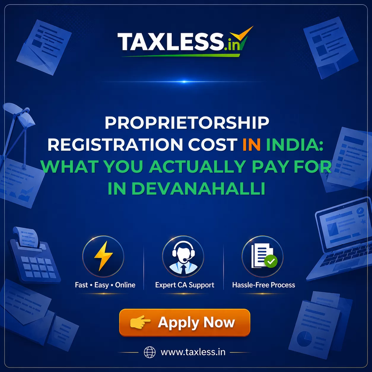 Proprietorship Registration Cost in India: What You Actually Pay For in Devanahalli