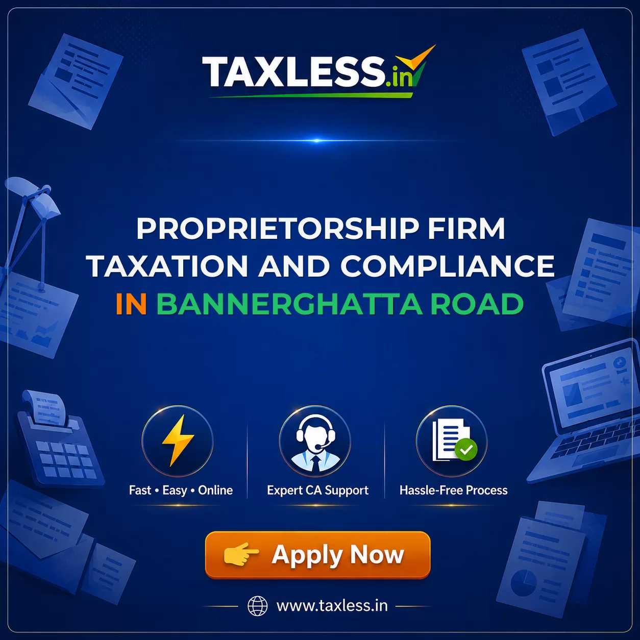 Proprietorship Firm Taxation and Compliance in Bannerghatta Road