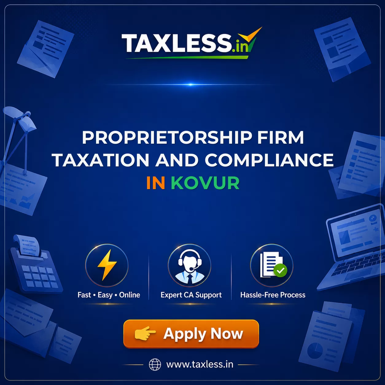 Proprietorship Firm Taxation and Compliance in Kovur