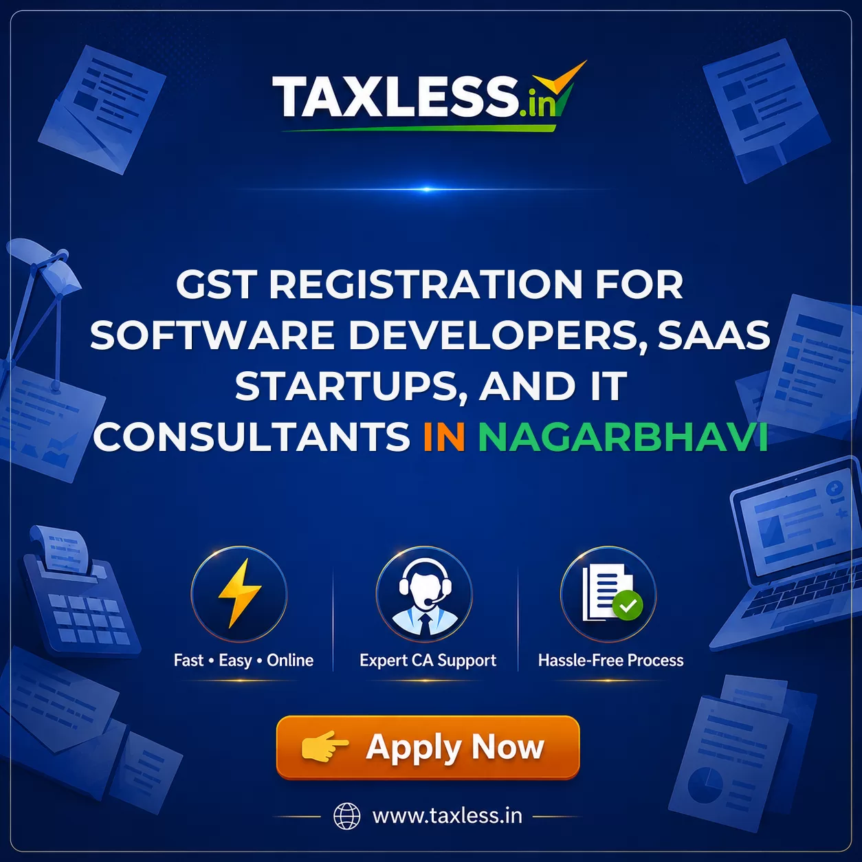 GST Registration for Software Developers, SaaS Startups, and IT Consultants in Nagarbhavi