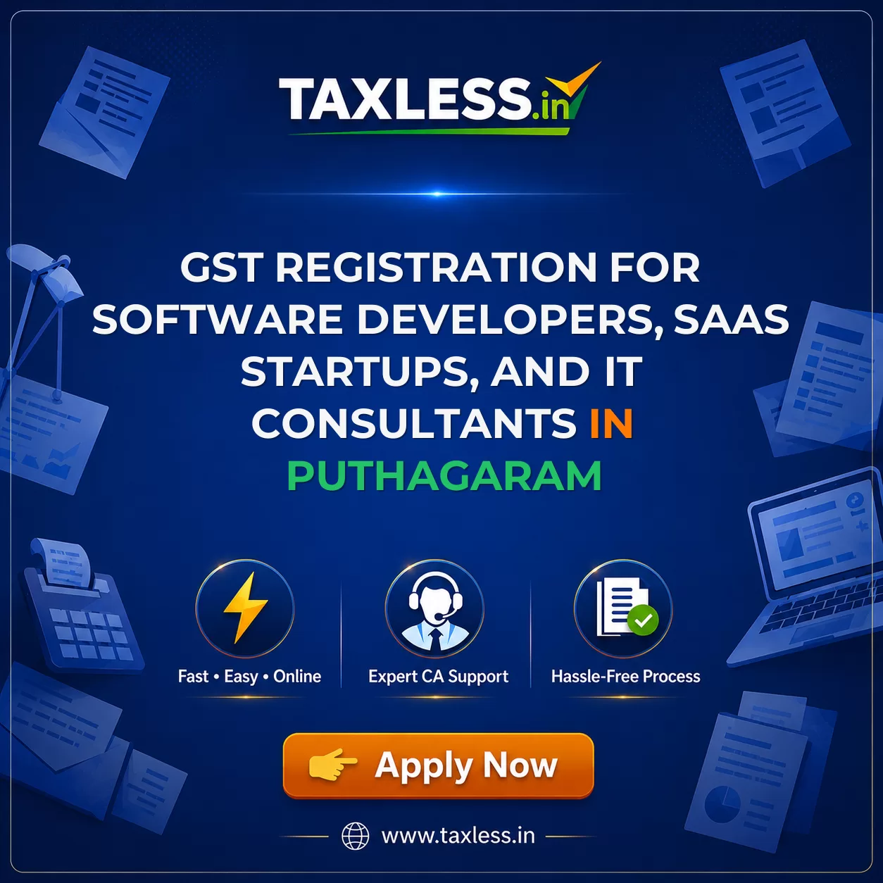 GST Registration for Software Developers, SaaS Startups, and IT Consultants in Puthagaram