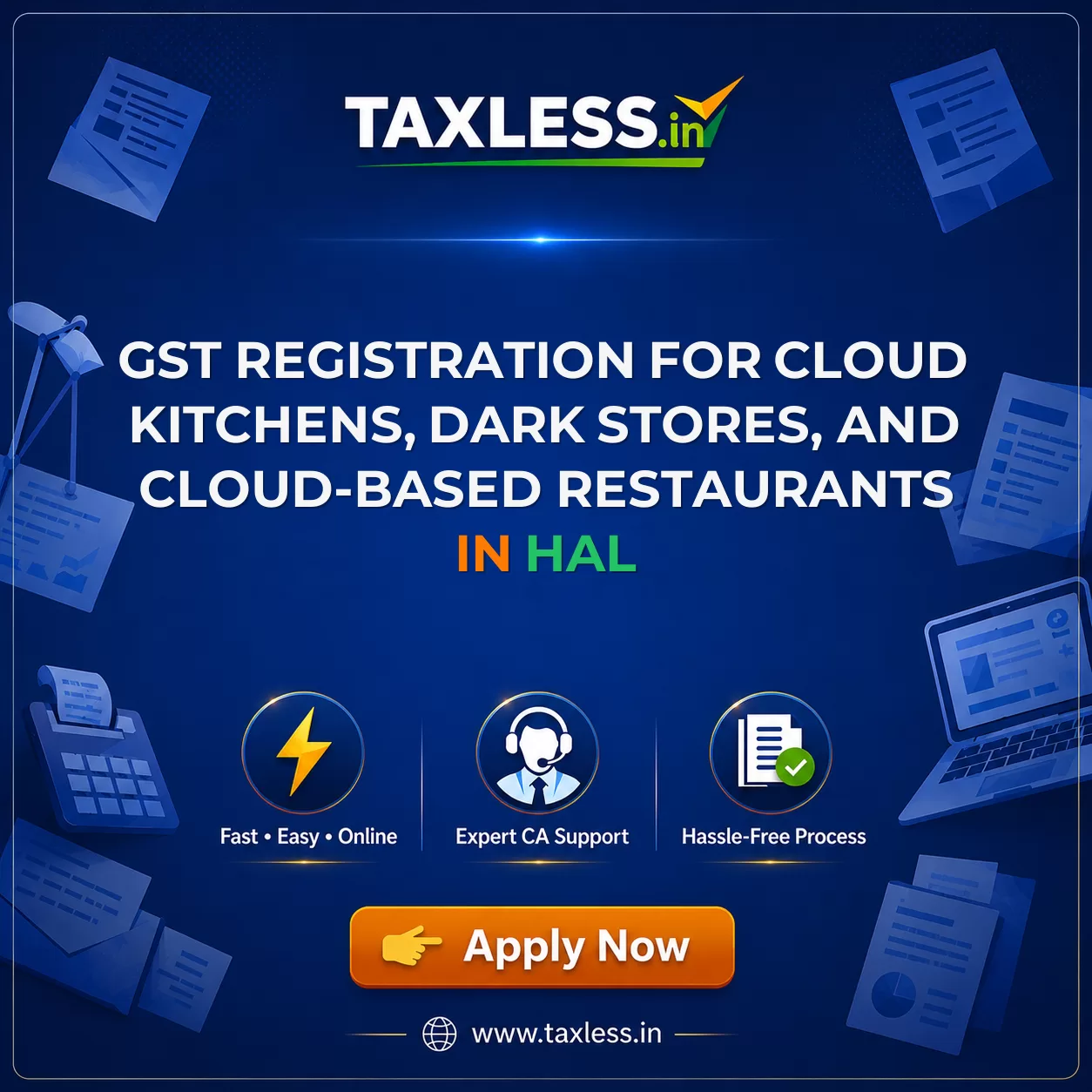GST Registration for Cloud Kitchens, Dark Stores, and Cloud-Based Restaurants in Hal