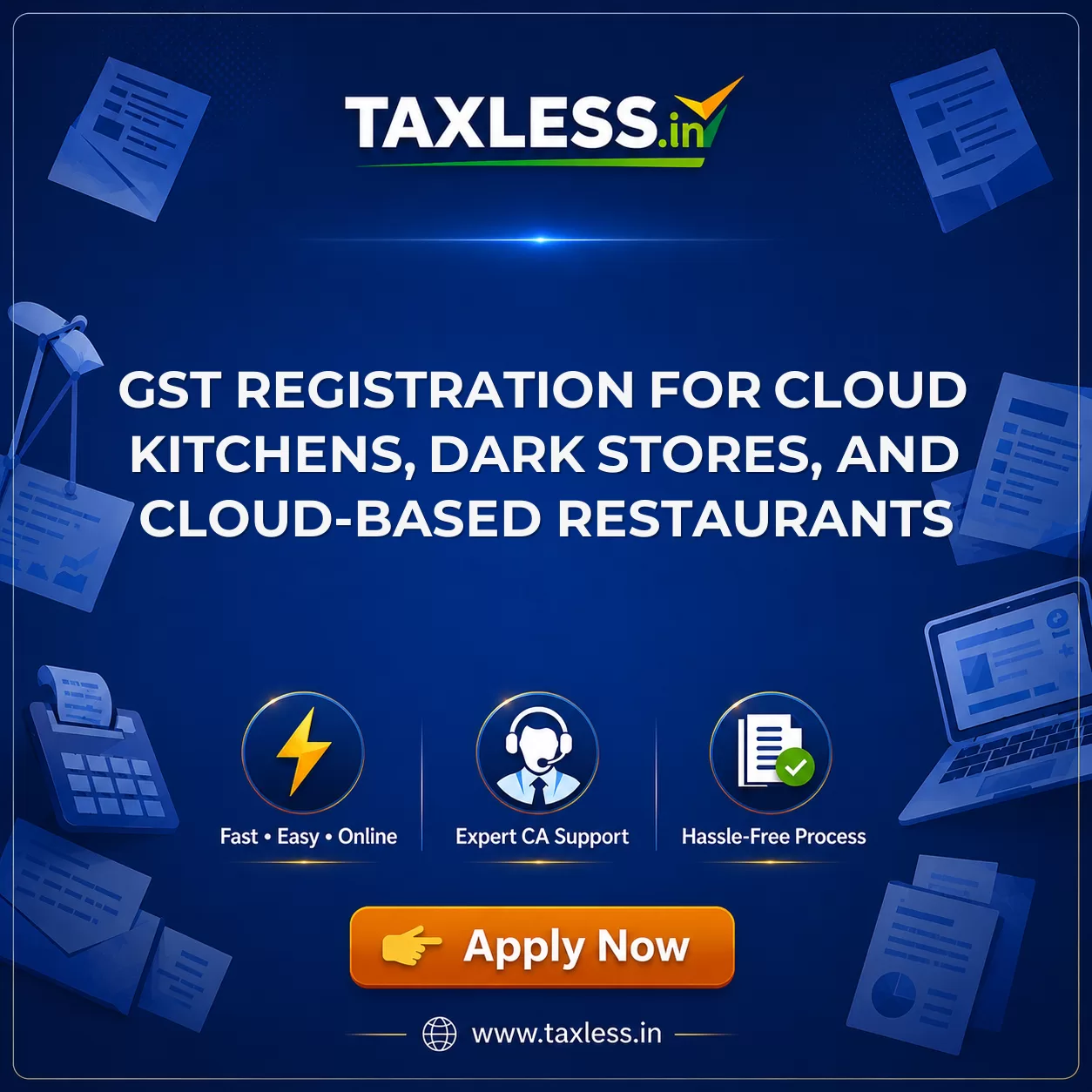 GST Registration for Cloud Kitchens, Dark Stores, and Cloud-Based Restaurants