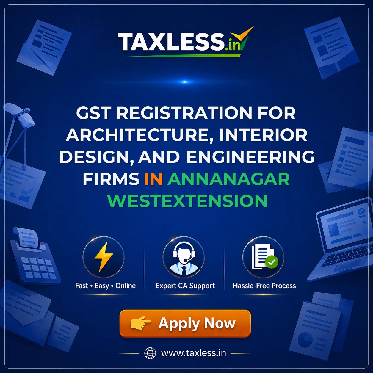 GST Registration for Architecture, Interior Design, and Engineering Firms in Annanagar Westextension
