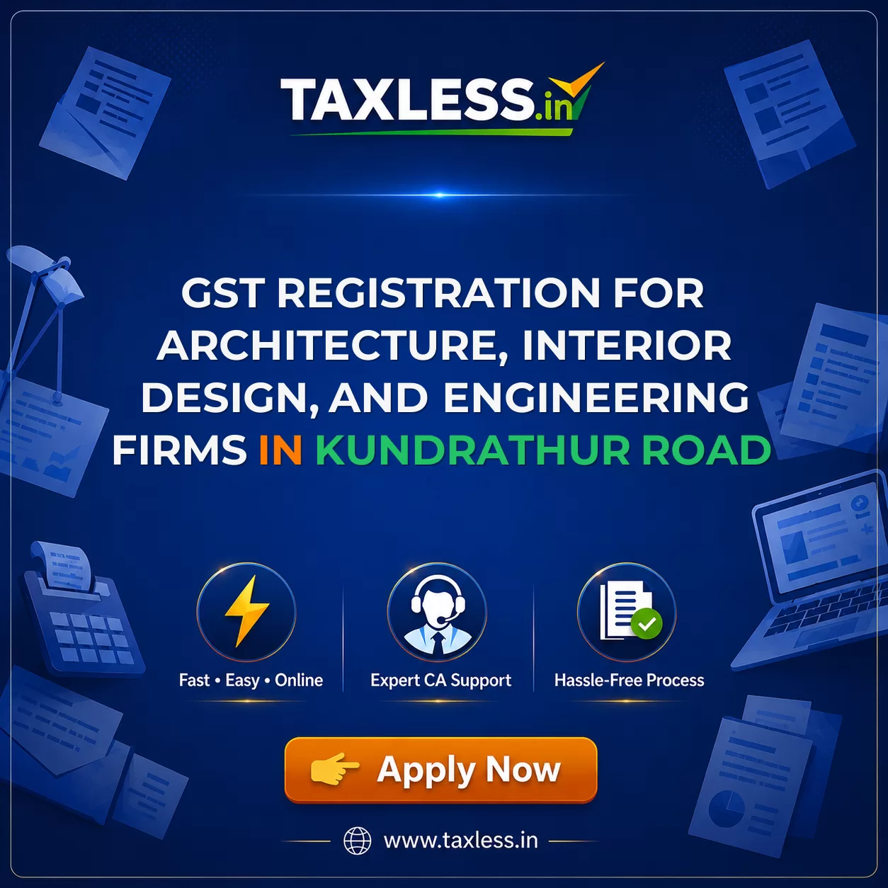 GST Registration for Architecture, Interior Design, and Engineering Firms in Kundrathur Road